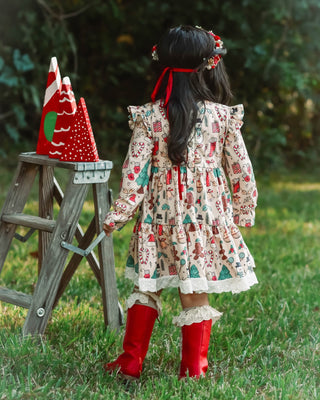 Christmas Wishes Twirl dress
