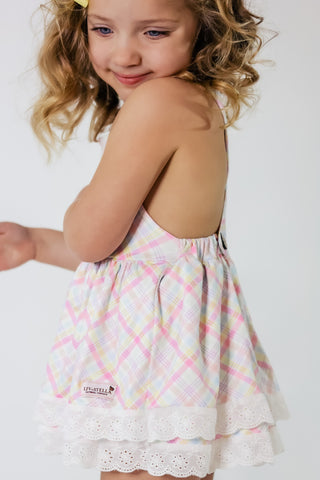 Perfectly Pastel Skirted Romper