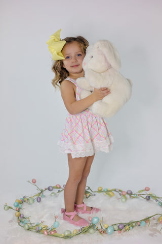 Perfectly Pastel Skirted Romper