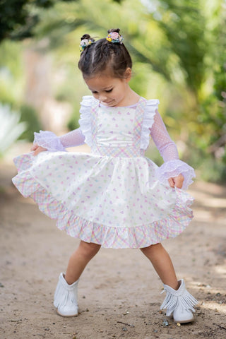 Perfectly Pastel Pinafore Dress