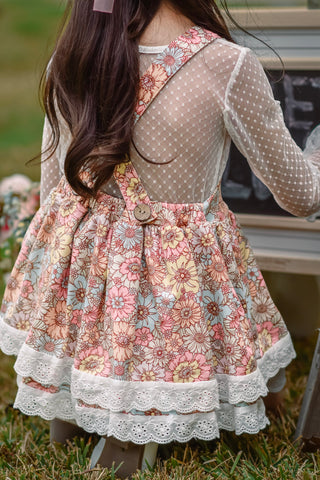 Boho Blooms Skirted Romper