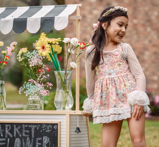 Boho Blooms Skirted Romper