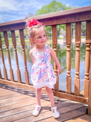 Turtles-Skirted Romper