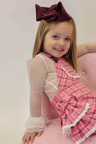 Perfectly Pink- Overalls