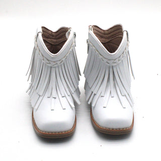 White Cowgirl Boots-**Ready to Ship**