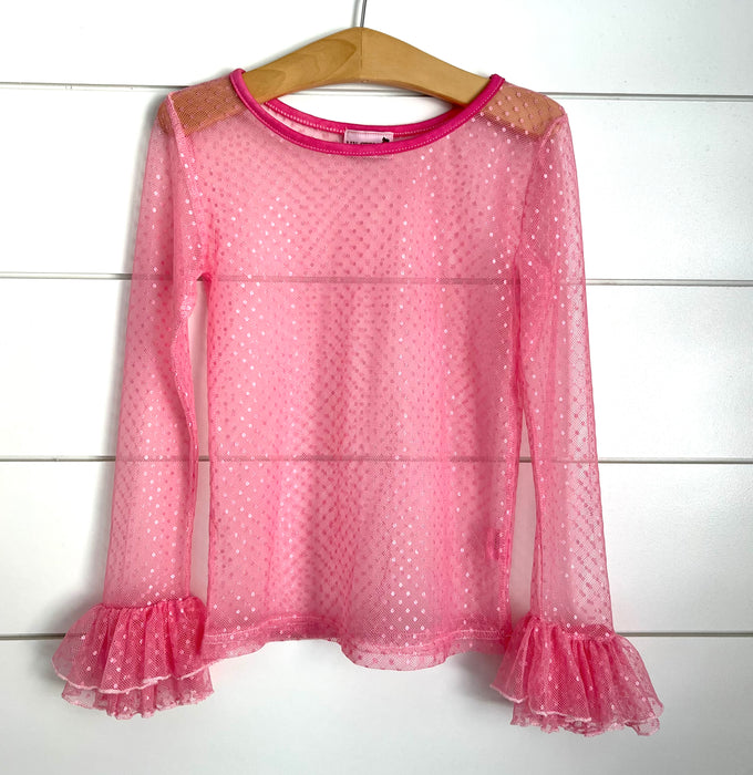 Candy Pink- Lace layering shirt